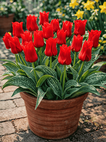 Тюльпан ботанический Red Riding Hood