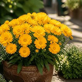Кореопсис крупноцветковый Presto Yellow Double