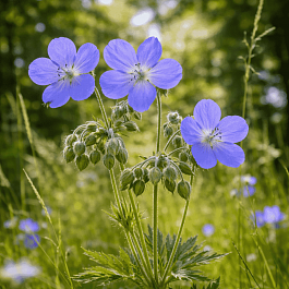 Герань луговая