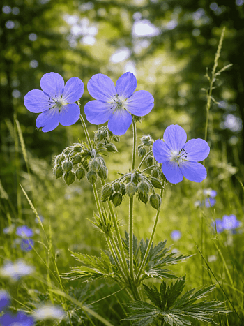 Герань луговая
