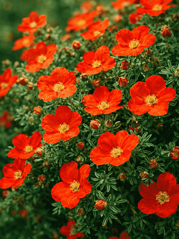 Лапчатка кустарниковая Marian Red Robin