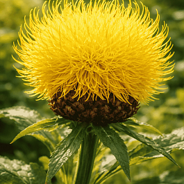 Василек крупноголовый Deep Yellow