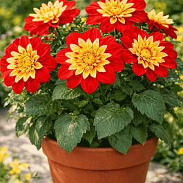 Георгин Dahlietta Surprise Cindy