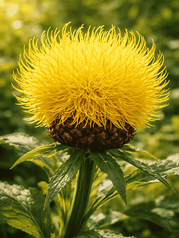 Василек крупноголовый Deep Yellow