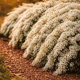 Астра вересковая Snow Flurry