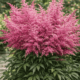 Астильба гибридная Raspberry