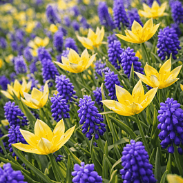 Набор луковиц Мускари - Тюльпан ботанический