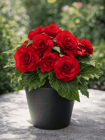 Бегония клубневая Nonstop Red