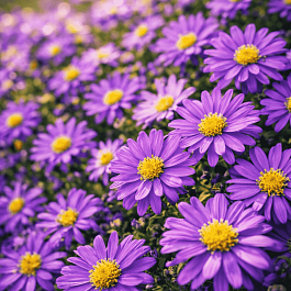 Астра агератовидная Ezo Murazaki