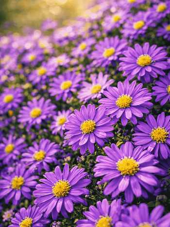 Астра агератовидная Ezo Murazaki