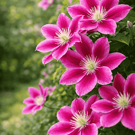 Клематис гибридный Hania