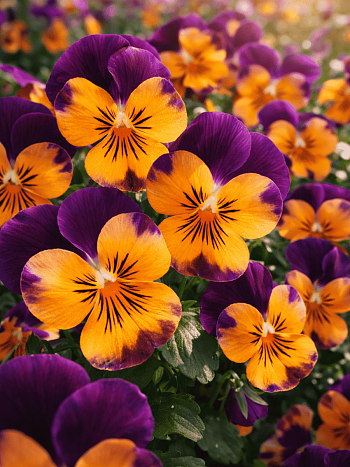 Виола рогатая Sorbet XP Orange Jump Up