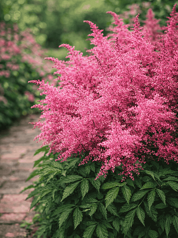 Астильба гибридная Raspberry Cake