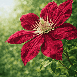 Клематис  Mazowsze Volcano