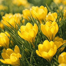 Крокус крупноцветковый Yellow Mammouth