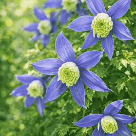 Клематис гибридный Frances Rivis