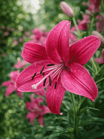 Лилия Purple Marble