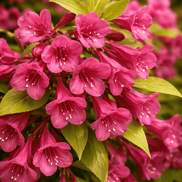 Вейгела цветущая Golden Jeans