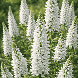 Вероника колосистая Melanie White