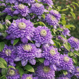 Клематис гибридный Blue Light