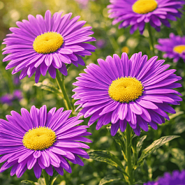 Астра альпийская Violet