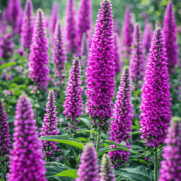 Вероника колосистая Atomic Red Ray