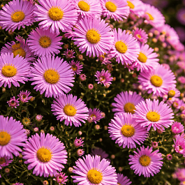 Астра кустарниковая Pink Beauty