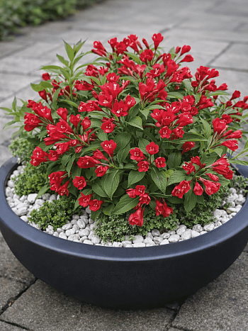 Вейгела гибридная All Summer Red