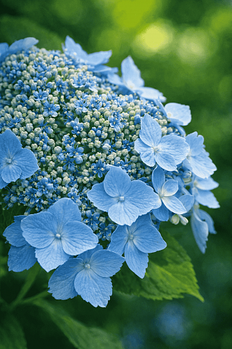 Гортензия пильчатая Blue Deckle