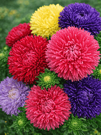 Астра китайская смесь