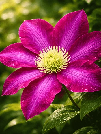 Клематис гибридный Hoshi no Flamenco