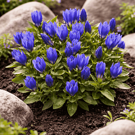 Горечавка гибридная True Blue