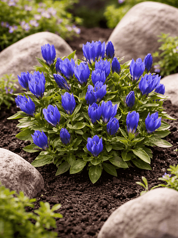 Горечавка гибридная True Blue