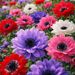 Анемона Double St. Brigid Mixed