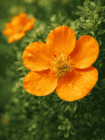 Лапчатка кустарниковая Tangerine