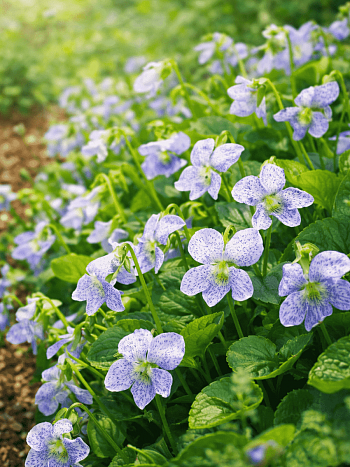 Виола сестринская Dark Freckles
