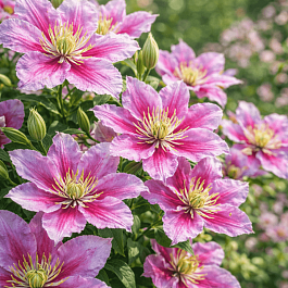 Клематис гибридный Piilu