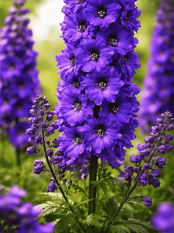 Дельфиниум  культурный Pacific Giant Black Knight
