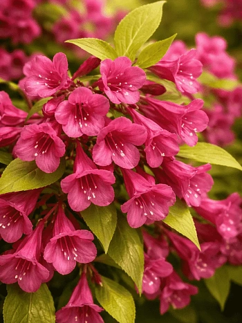 Вейгела цветущая Golden Jeans