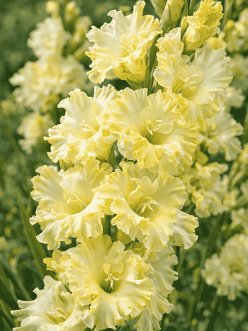 Гладиолус Lemon Frizzle
