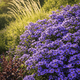 Астра сердцелистная Little Carlow