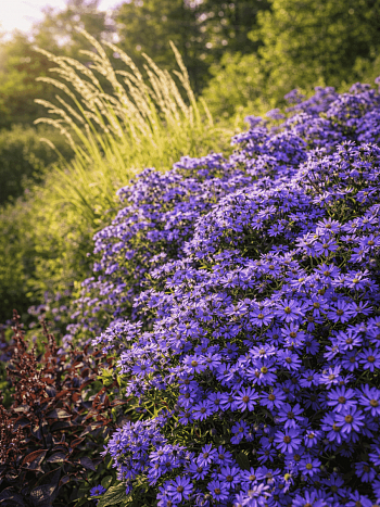 Астра сердцелистная Little Carlow