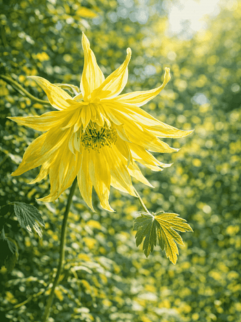 Клематис гибридный Golden Surprise