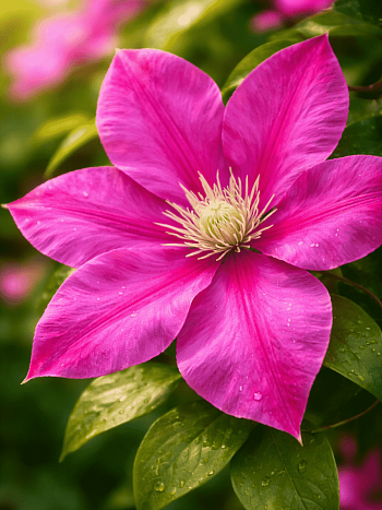 Клематис гибридный Sunset