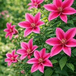 Клематис гибридный Princess Red