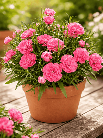 Гвоздика садовая Code Salmon