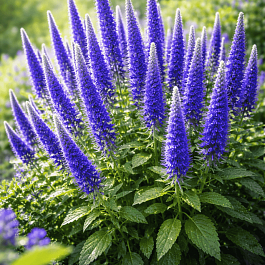 Вероника колосистая Nana Blauteppich