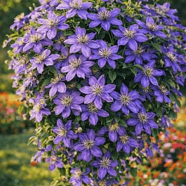 Клематис гибридный Blue Light