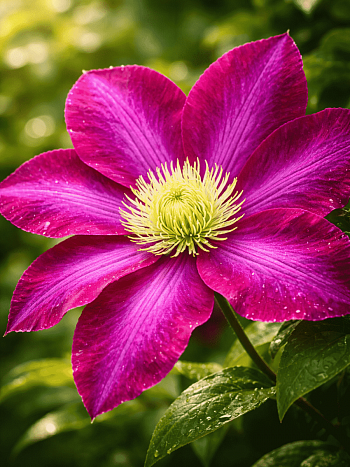 Клематис гибридный Hoshi no Flamenco