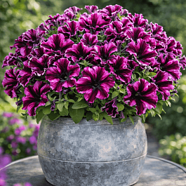 Петуния (сурфиния) Go! Tunia  Cosmic pink (кашпо)